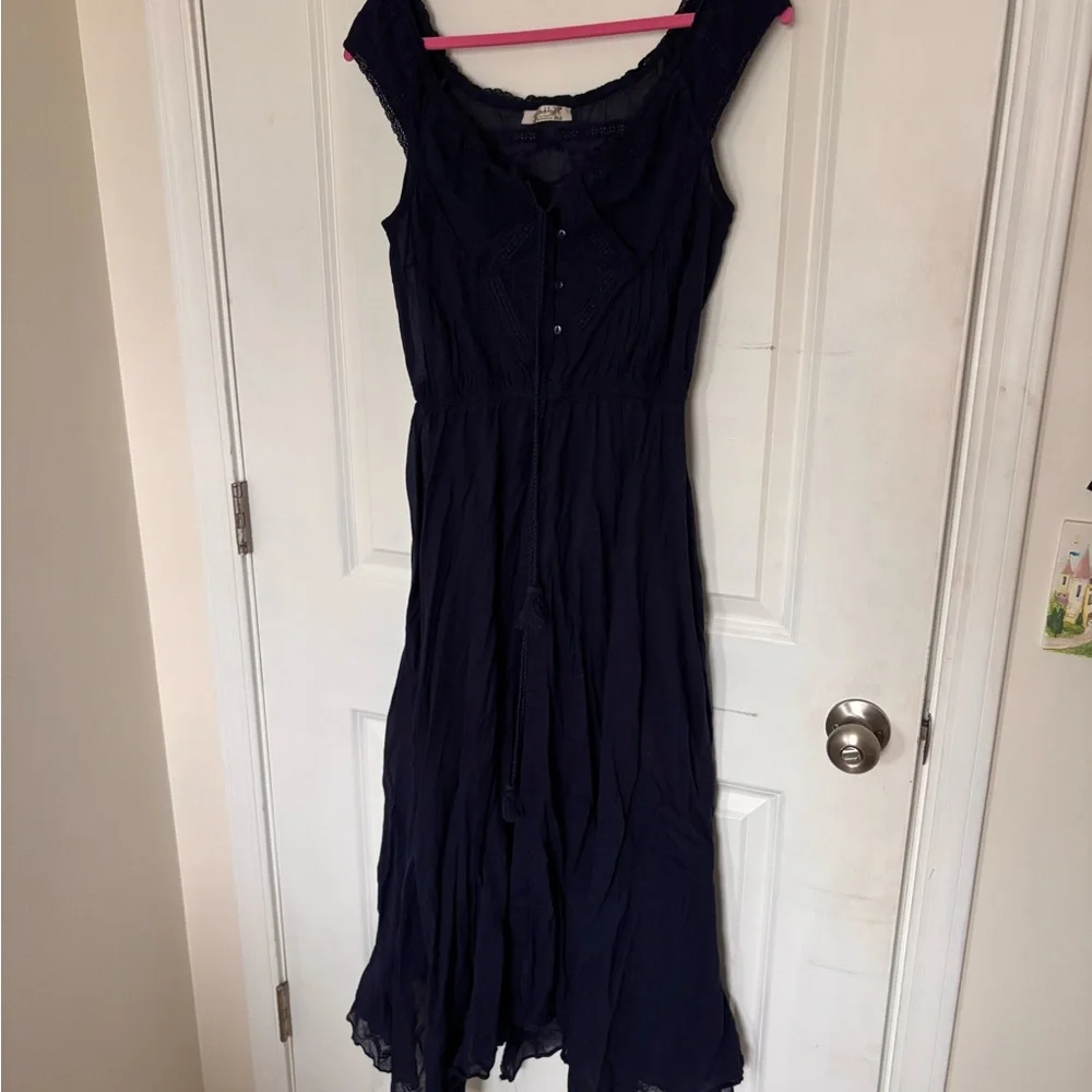 Free People Blue Lace Nightgown - Picture 4 of 6